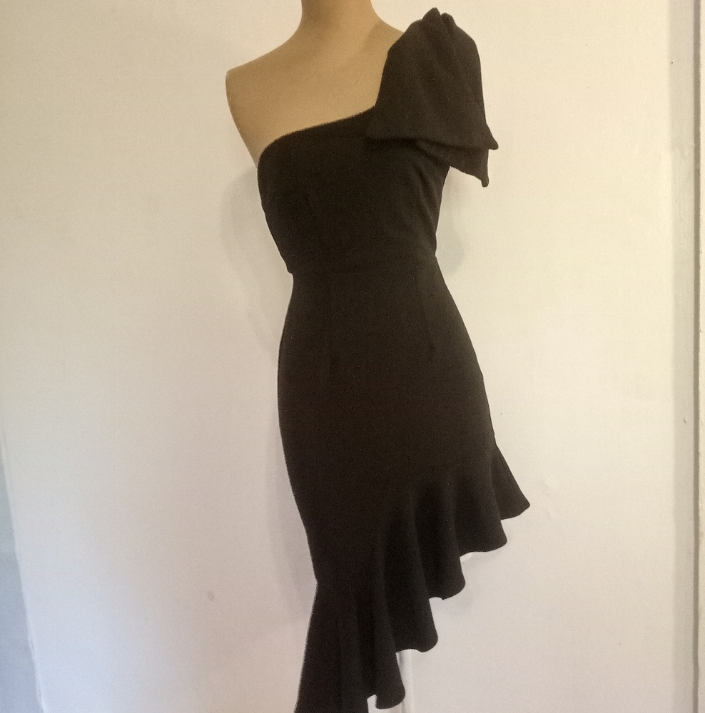 Saint Secrets One Shoulder Evening Dress